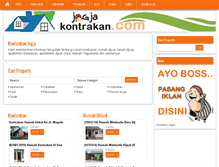 Tablet Screenshot of jogjakontrakan.com